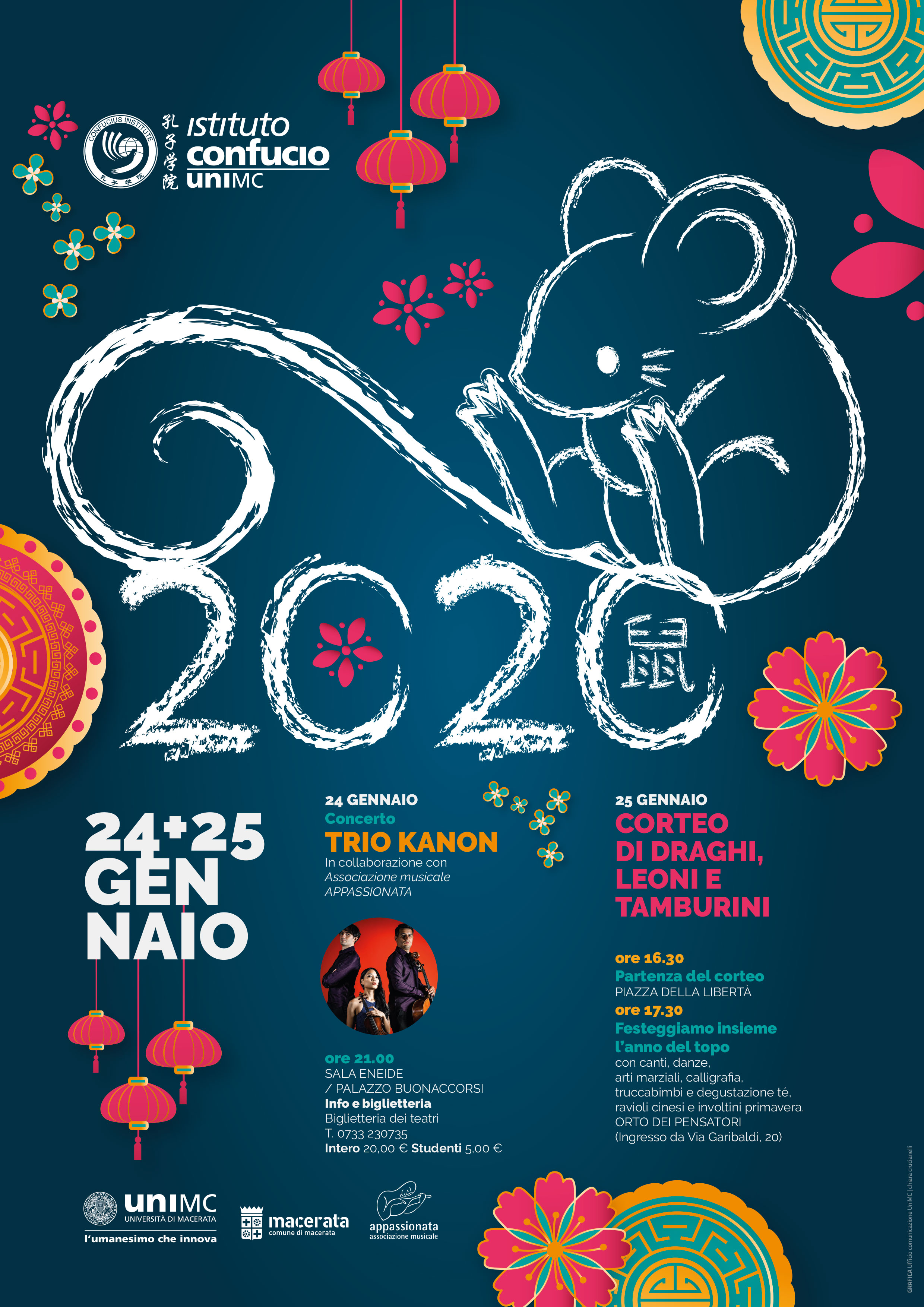 Capodanno Cinese 2020 - Anno del Topo - 25 Gennaio 2020