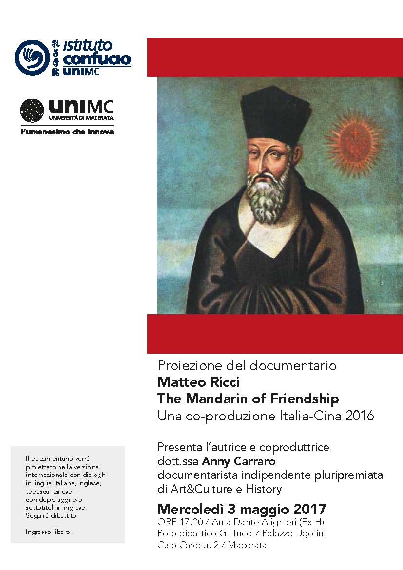 Matteo Ricci. The Mandarin of Friendship 
