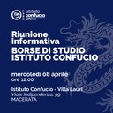 riunione borse di studio 2026