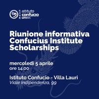 Riunione informativa Confucius Institute Scholarships