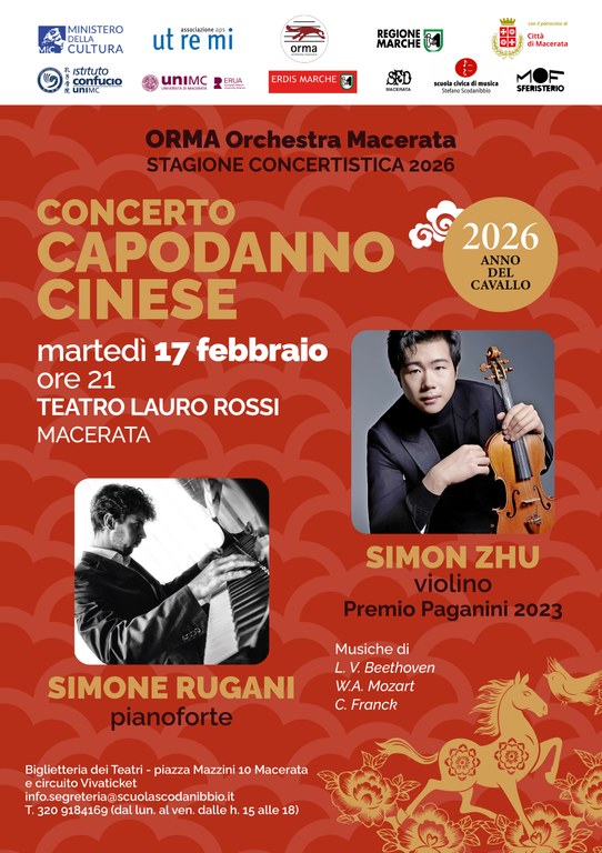Concerto Capodanno Cinese 2026 Simon Zhu
