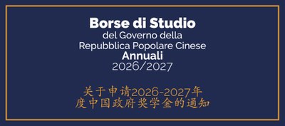 borse di studio governo cinese