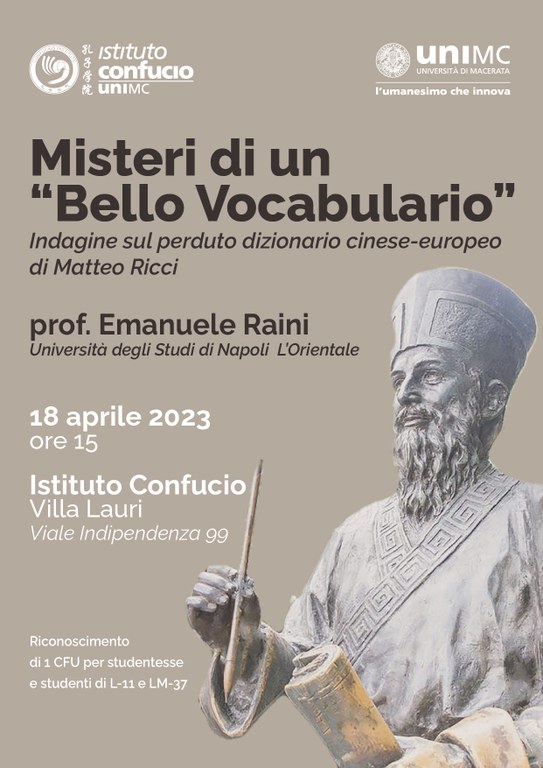 Misteri di un“Bello Vocabulario” 18 aprile 2023